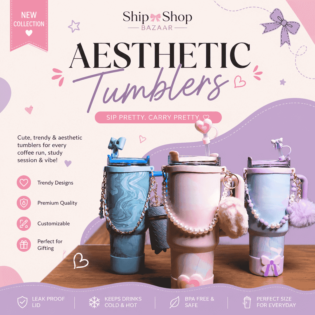 Aesthetic Tumblers category banner