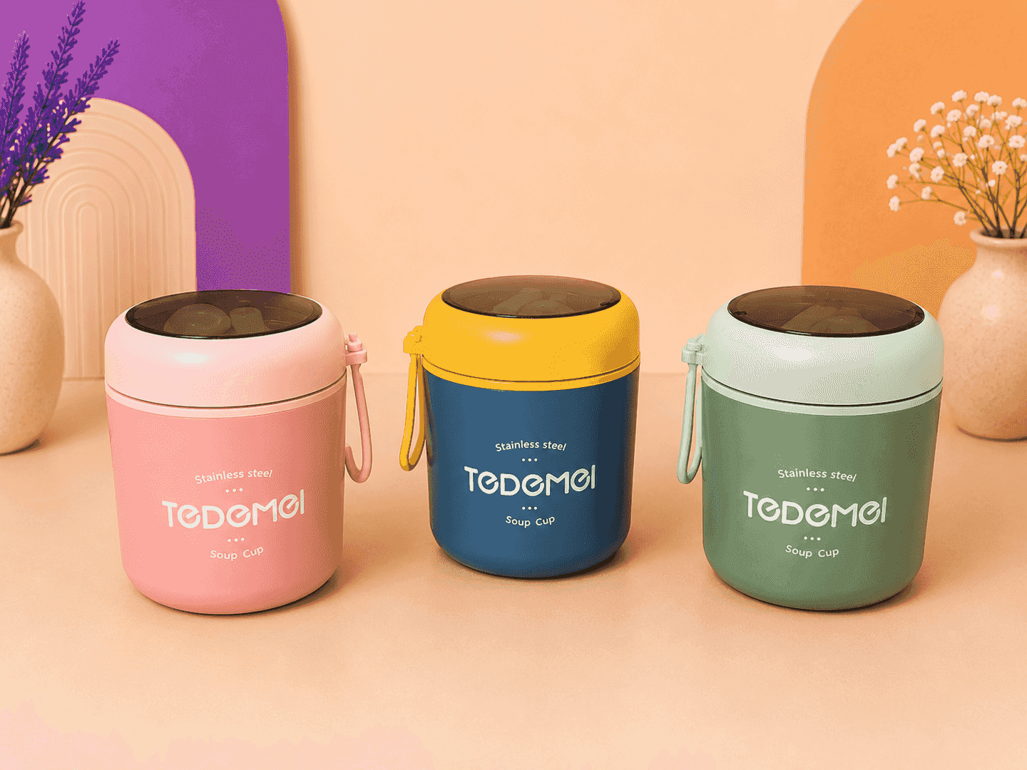 ThermoFresh Insulated Food Jar – Custom Name Soup & Snack Container