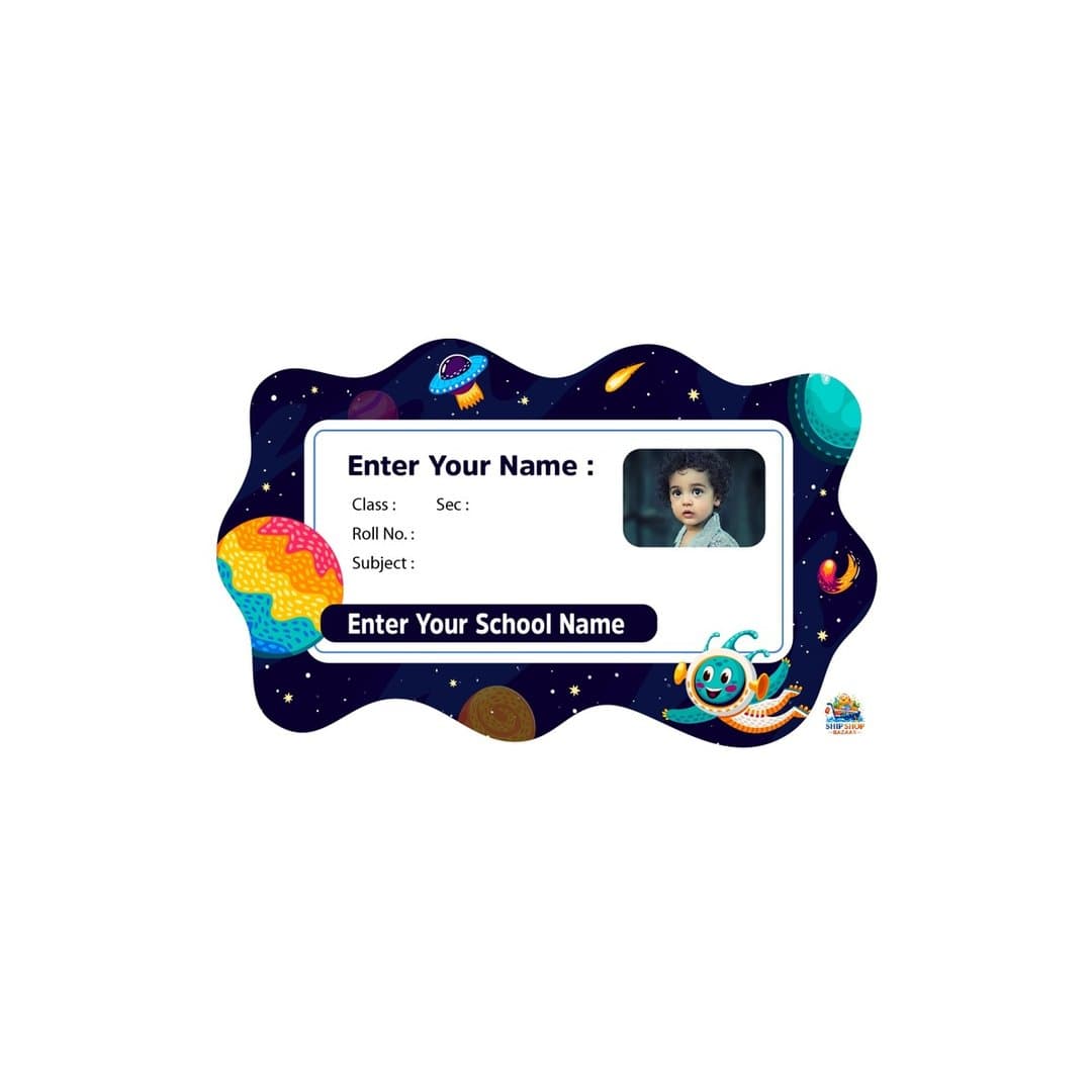 Personalized Galaxy Explorer Name Slip (Pack of 36Pcs)
