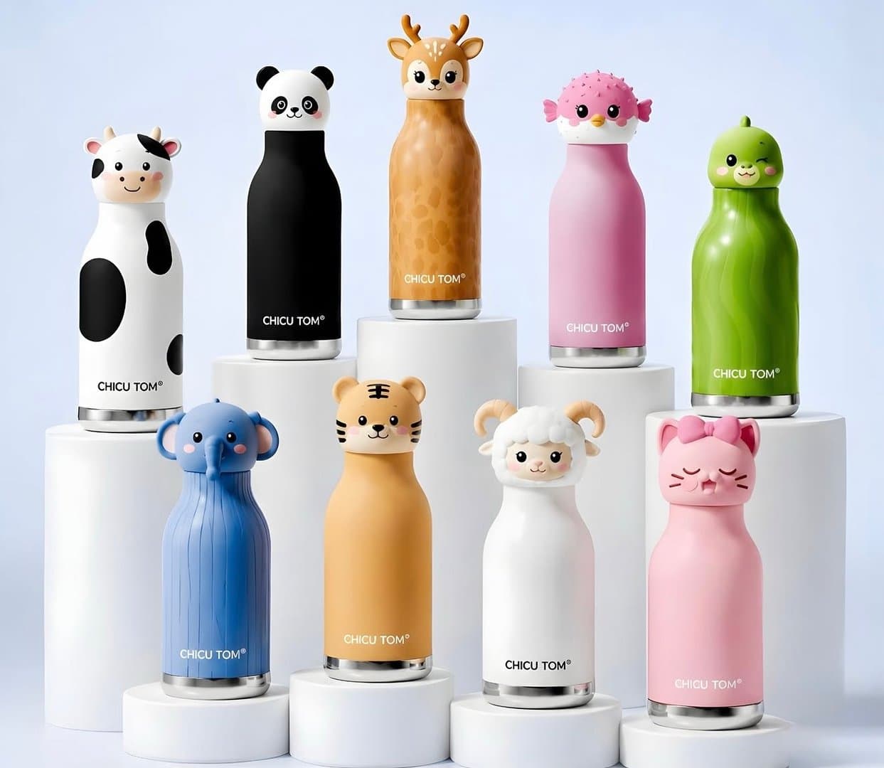 Animal Bottle - Stainless Steel| Cute Character Bottle 1
